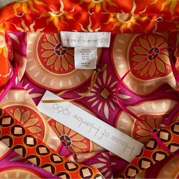 HARLOW 1960 2-piece satin pants set - Picture 8 of 11